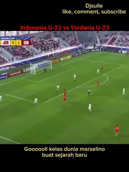 goll berkelas marselino Indonesia U-23 vs Yordania U-23 #viral #timnasday #indonesia #timnasu23