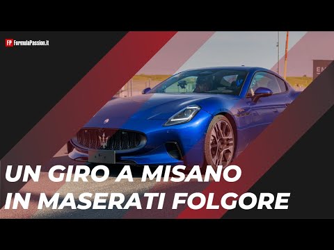 Hot lap con la Maserati Folgore a Misano