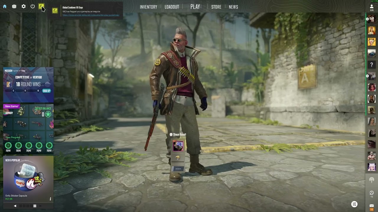 False VAC Live Global Cooldown on CS2 for 181 Days!