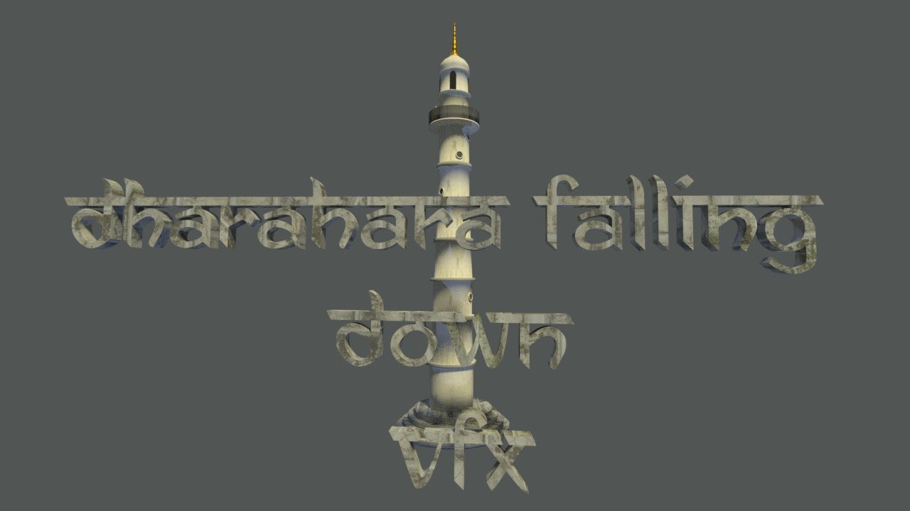 Dharahara Falling Down