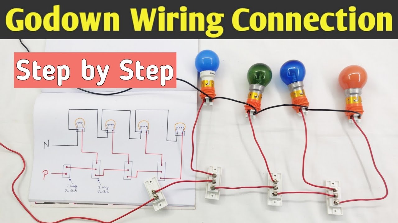 Godown Wiring Connection, Working, Advantages and Circuit Diagram (in