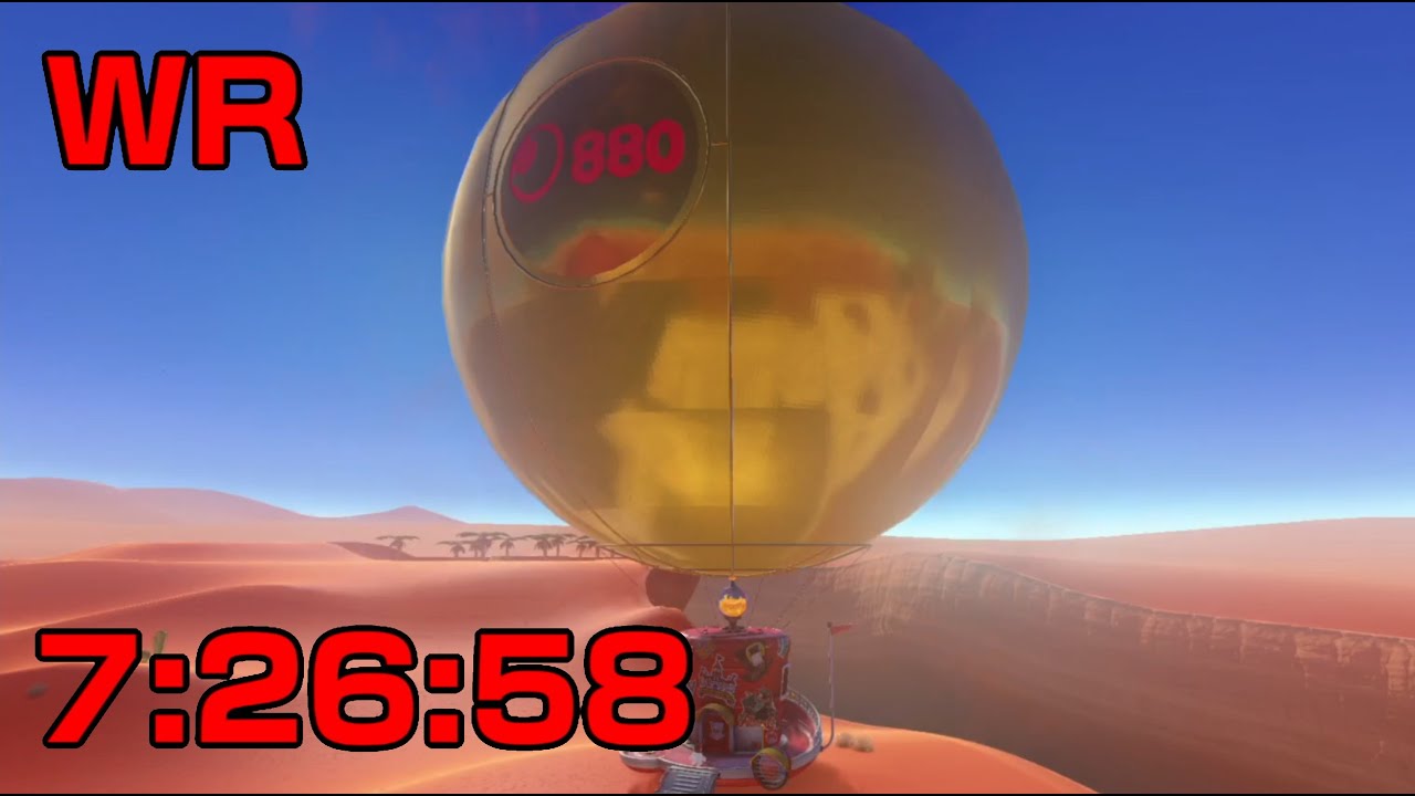 Any% in 01:32:17 by iOwnRazer - Super Mario Odyssey - Speedrun