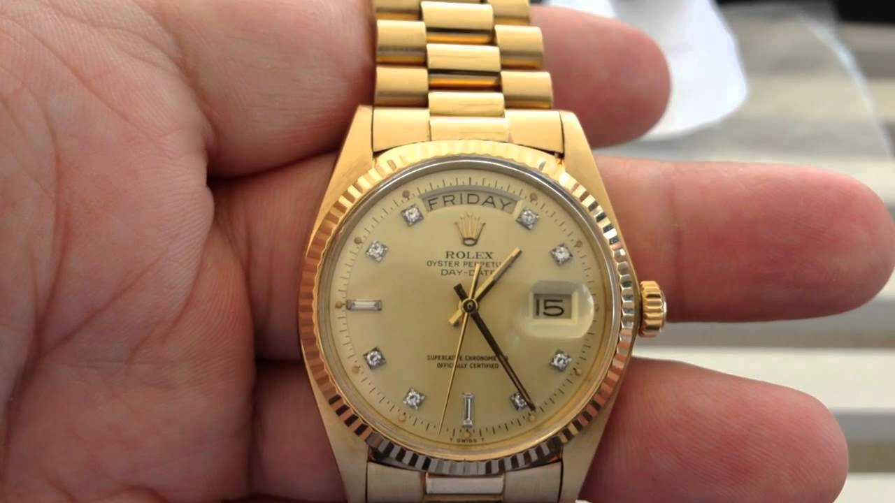 INVEST IN SOLID GOLD ROLEX WATCHES - if 