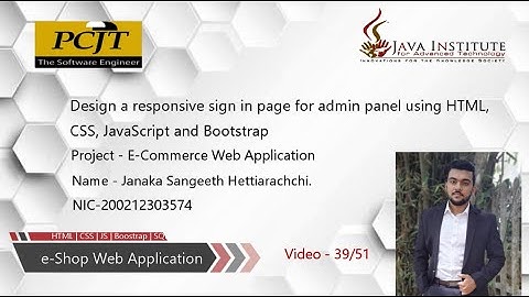 Design a responsive sign in page for admin panel using HTML, CSS, JavaScript and Bootstrap