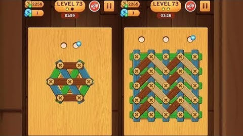 Screw Puzzle: Wood Nut & Bolt - Level 73