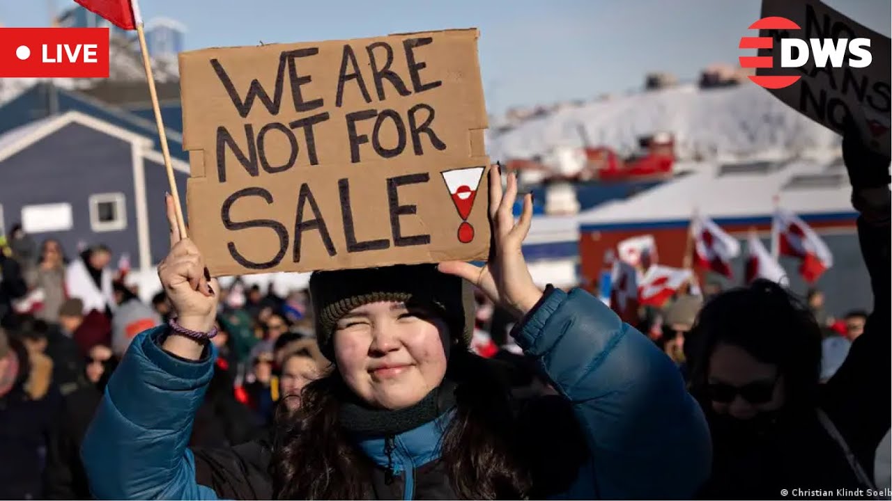 LIVE: “Hands Off Greenland” — Protesters Rally Outside U.S. Embassy in Copenhagen | AC15