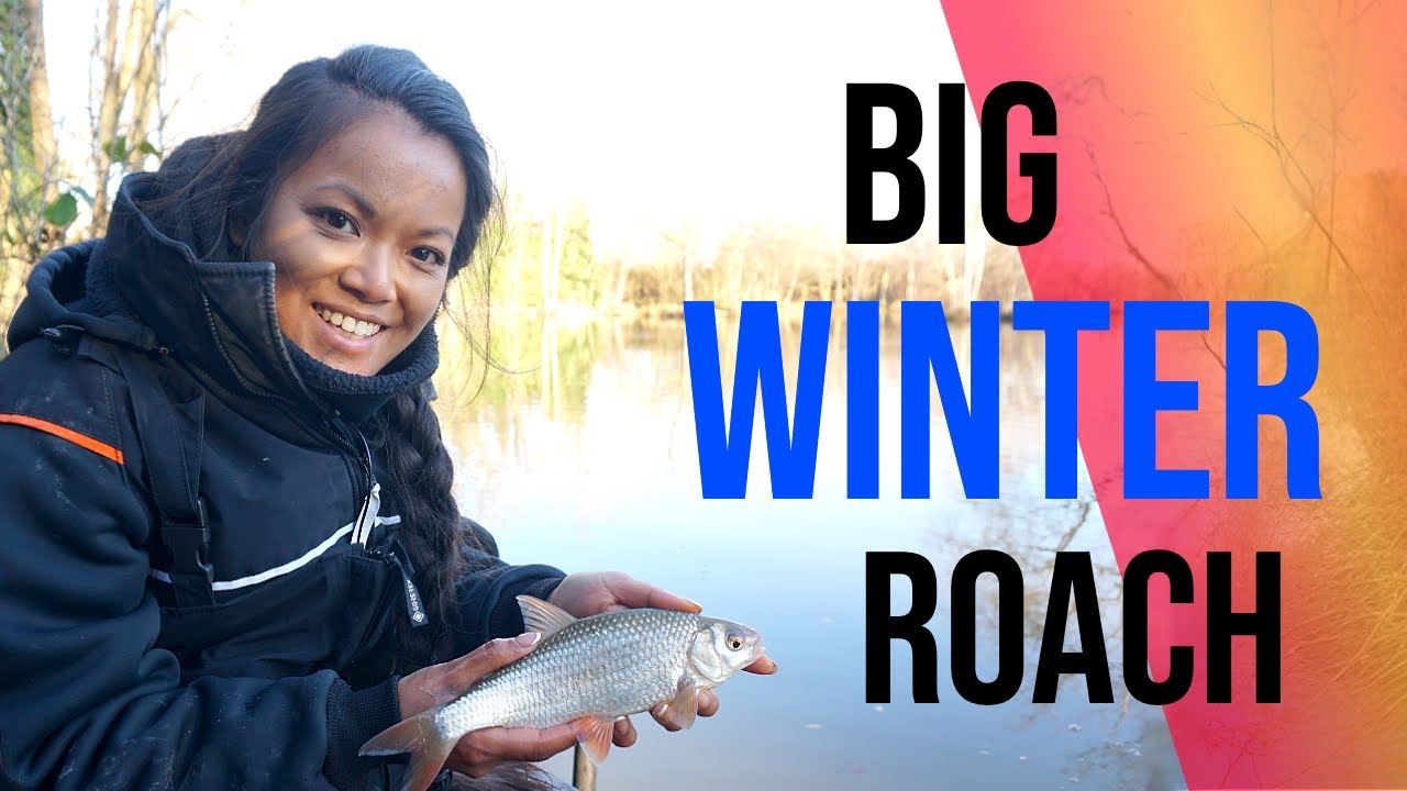WINTER ROACH FISHING WITH MAY POTTER