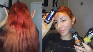 RE-DYING MY HAIR ORANGE USING ARCTIC FOX!