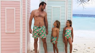 Sunuva Swimwear Beachwear 2023 Family Jungle Leaf Swimwear Collection