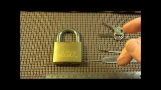 (76) ACE Model 54543 50mm High Security Padlock SPP'd
