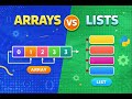 Array vs List in Python in hindi | Complete Beginner Guide with Examples