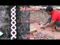 New 3d marble border design 2023 marble border design marvel border cutting processnew marble