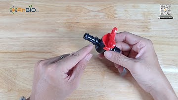 Van nước nhựa từ ren ngoài 21mm ra đầu cắm 16mm AquaMate TV-011216 | AnBIO.vn