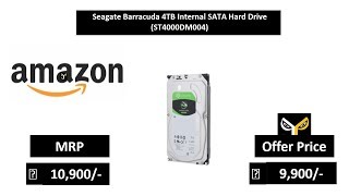 Seagate Barracuda 4TB Internal SATA Hard Drive (ST4000DM004)