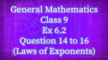 Class 9th General Mathematics Ex 6.2 Question 14 to 16