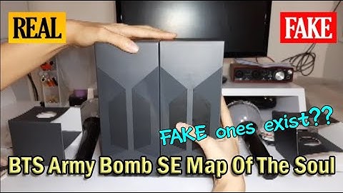 BTS Army Bomb SE Fake vs Real !!! [BTS Army Bomb Map of The Soul SE]