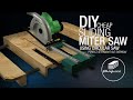 DIY Slider Miter Saw Using Circular Saw - Cheap Sliding Miter Saw