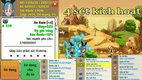 Review con hàng xayya 4 sét kich hoạt + đệ tử 50 tỷ | ngọc rồng online