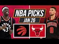 NBA Picks - Toronto Raptors vs Chicago Bulls - January 26, 2022