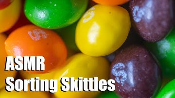 ASMR - Sorting Skittles - 2 Pounds of Skittles! (No Talking) #asmrsounds #asmrvideo