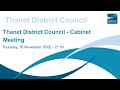 Thanet district council  cabinet  18 november 2021