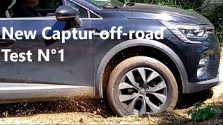 1. New Renault Captur off-road: One wheel stuck in the mud. Traction control test (episode 1) screenshot 5
