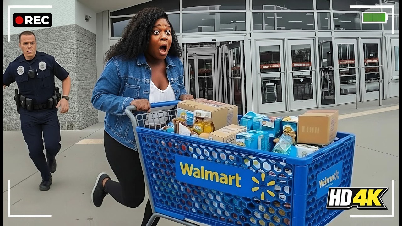 Police Surprise Walmart Shoplifter at the Exit | shoplifter arrested ...