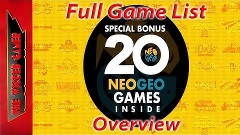 Neo Geo Arcade Pro Stick - All 20 Games Gameplay Overview