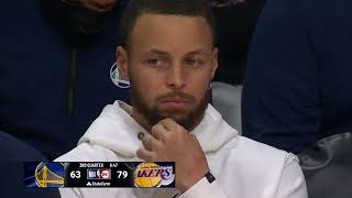 LeBron James hit corner 3s, Stephen Curry shakes his head