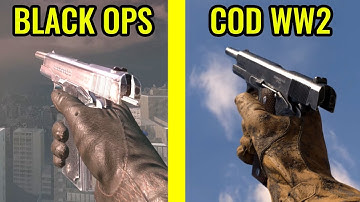 COD WW2 vs COD Black Ops - Weapon Comparison