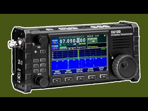 Xiegu X6100. Маленький КВ SDR трансивер. Обзор.