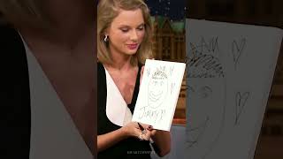 Video thumbnail of "Taylor Swift & Jimmy Fallon draw each other #shorts"