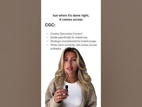 UGC vs CGC - YouTube