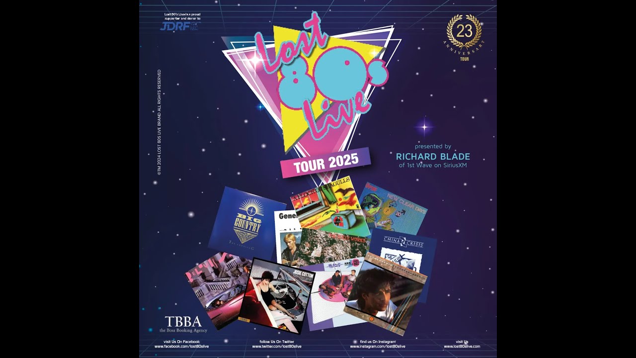 LOST 80s LIVE 2025 Tour Overview! (Flock of Seagulls / Vapors