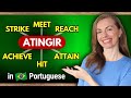 What does atingir mean in brazilian portuguese portugueseforbeginners plainportuguese