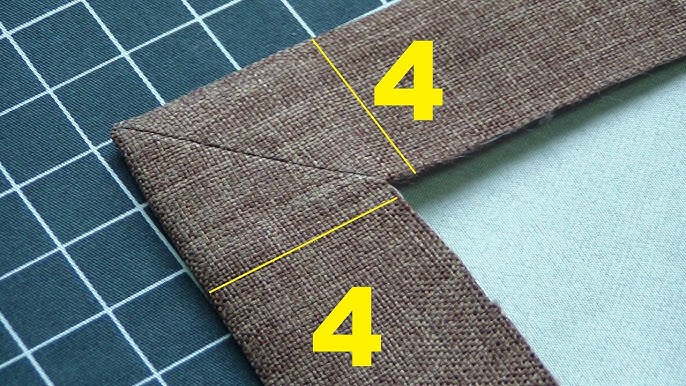 How to Sew Mitered Corners - Love Notions Sewing Patterns