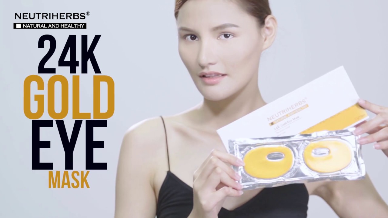 24K GOLD EYE MASK YouTube