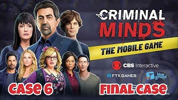 Criminal minds the mobile game case 6 (final case) gameplay Android/ios