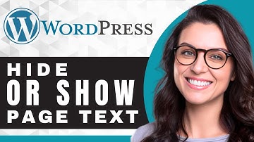 How to Hide and Show Text in WordPress | WordPress Tutorial (2025)