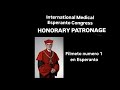 INTERNACIA MEDICINA ESPERANTO-KONGRESO HONORA PATRONARO – Tubaro