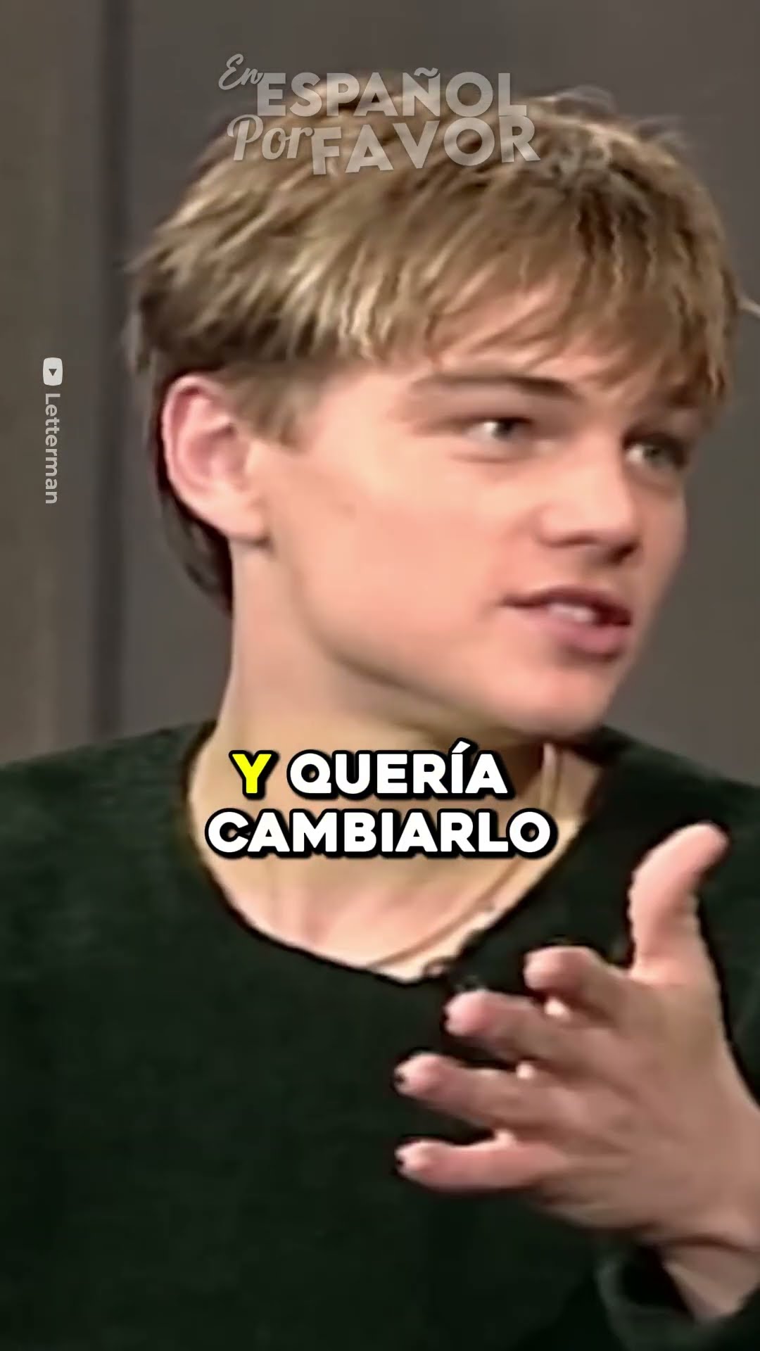 A Leonardo DiCaprio Le querian cambiar su nombre #leonardodicaprio #hollywood #curiosidades #español