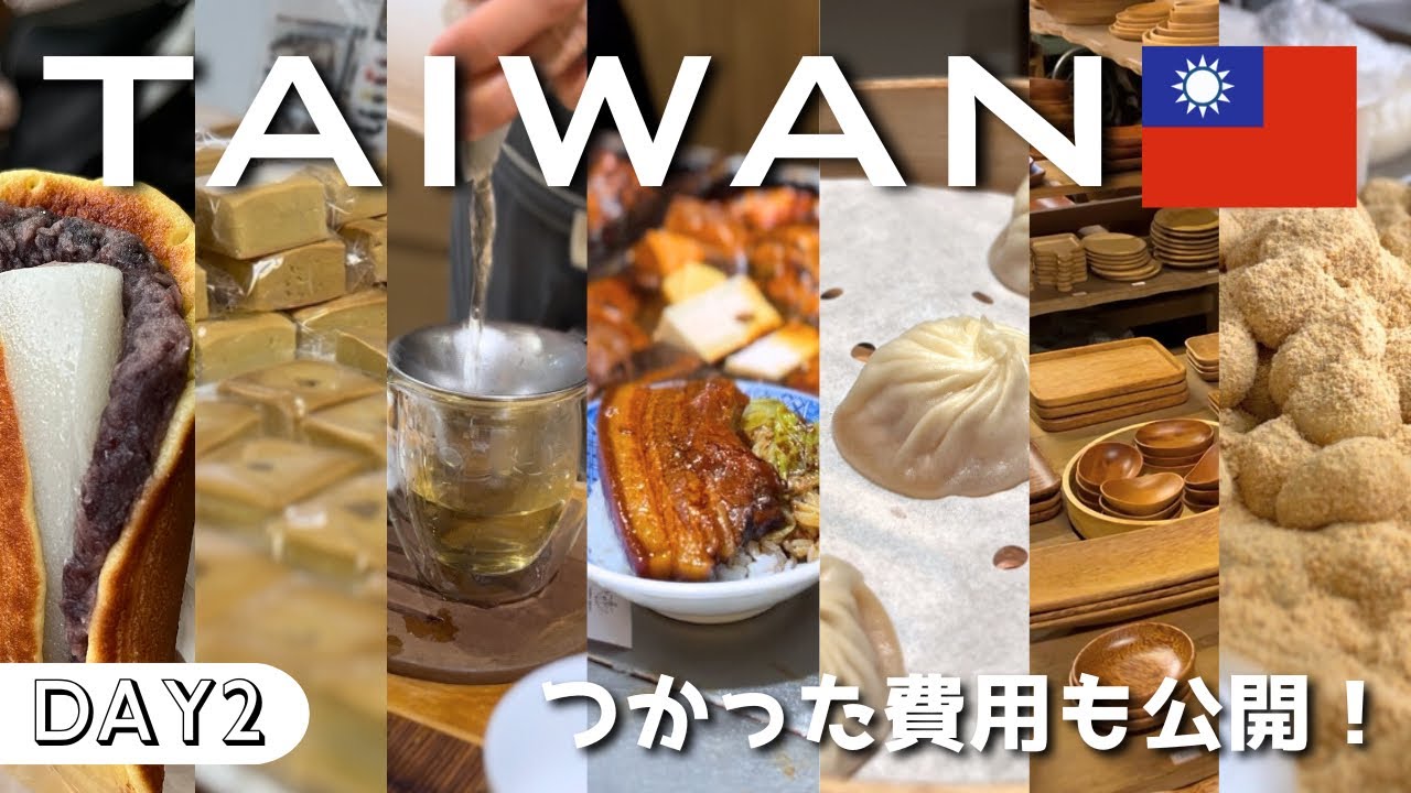 Taiwan Vlog🇹🇼1日で25箇所を巡る！ギュッと詰め込んだ2日目🌟費用,永康街,迪化街,寧夏夜市,行天宮,鼎泰豊,台北旅行,台北グルメ,台湾旅行,夫婦旅行,台北観光,台湾観光,