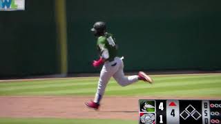 Great Lakes Loons' Andy Pages hits 12th home run of year and 2nd of game vs. Lansing, 6/20/21