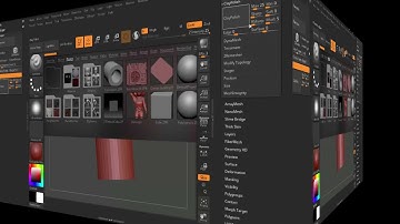ZBrush custom menu palette