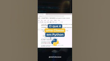 O que é uma Classe em Python? | #python #shorts