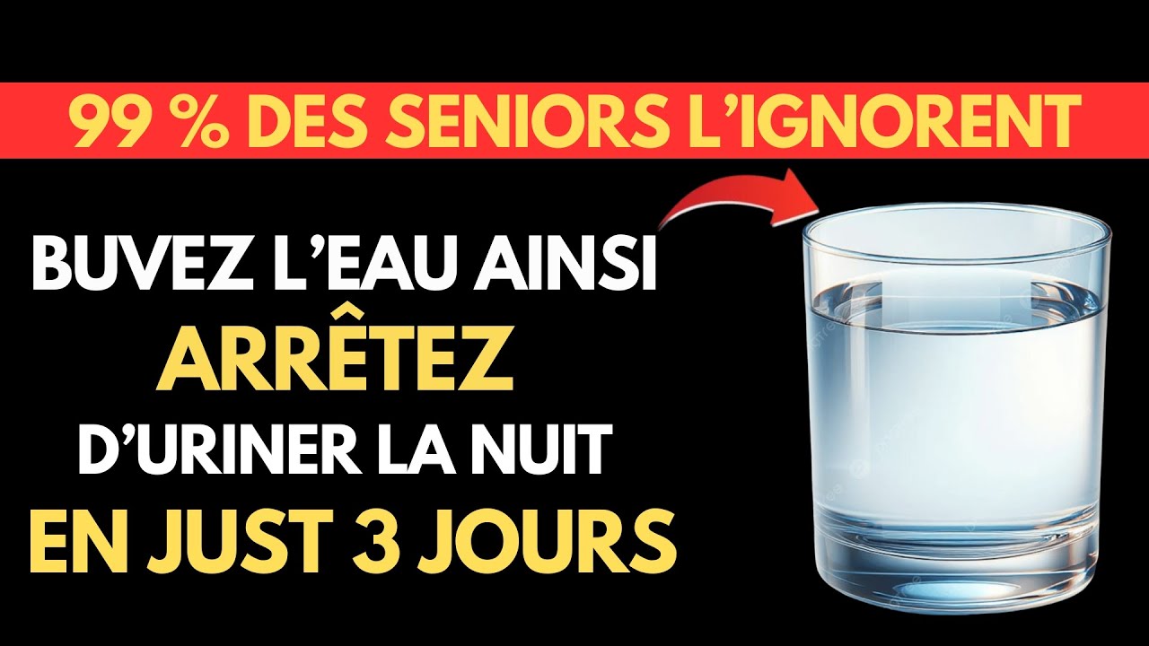 La plupart urologues disent : Buvez l’eau ainsi et arrêtez d’uriner la nuit – 5 méthodes puissantes