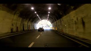 W202 C180 AMG and Porsche 993 Carrera drive on Italian Motorway music by Enamour - Ruby (miru Remix)