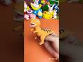 Cute clay dinosaur 🦕🦕🤠🤠. #shorts #clay #claycraft #clayvideos #diy #clayart #easyclayideas #trending