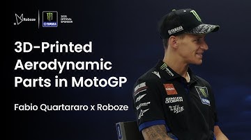 3D-Printed Aerodynamic Parts in MotoGP: Fabio Quartararo x Roboze | Motorsport Engineering