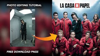 Money Heist Season - Photo Editing - PNG download Free screenshot 3